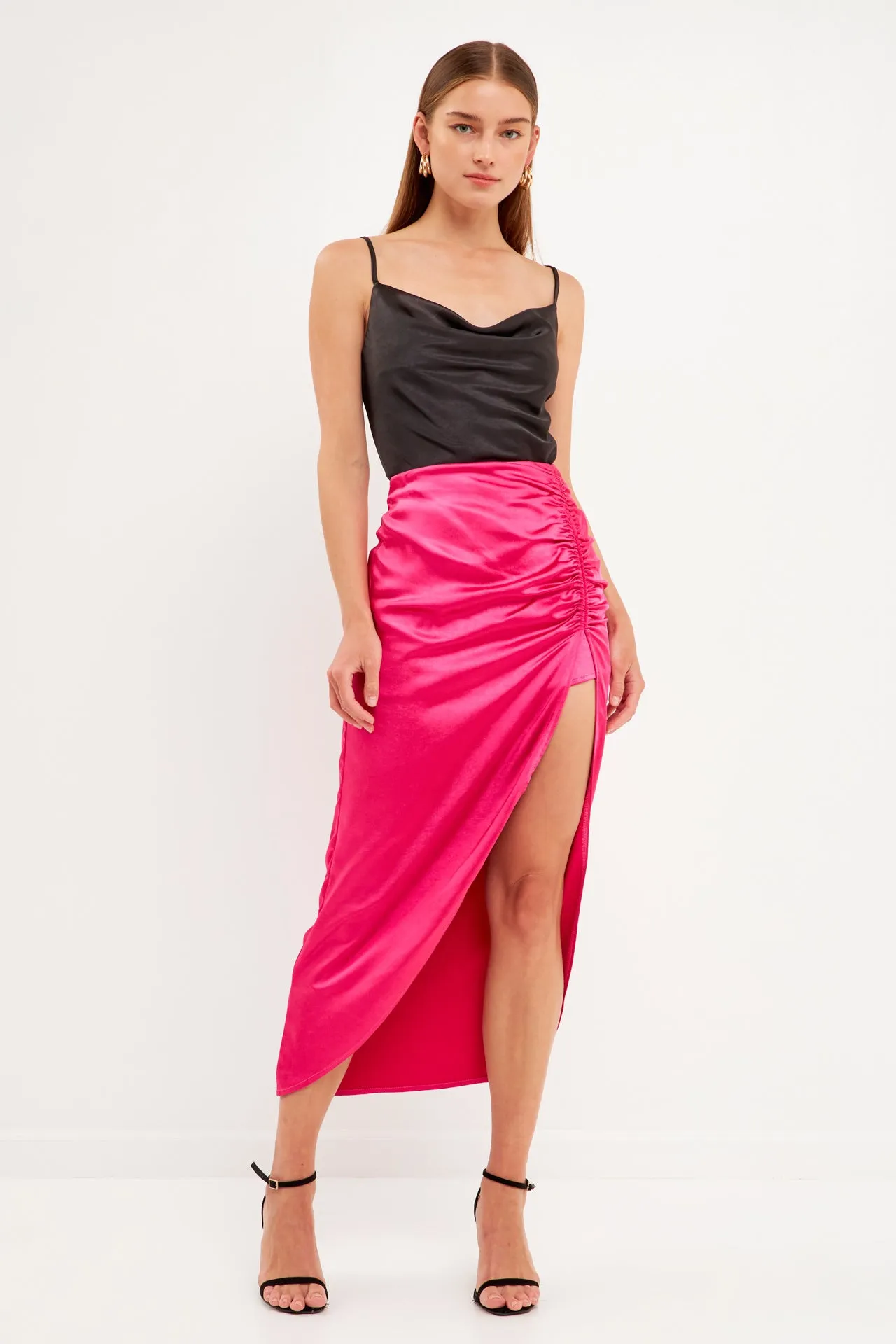 Front Slit Midi Skirt - Final Sale