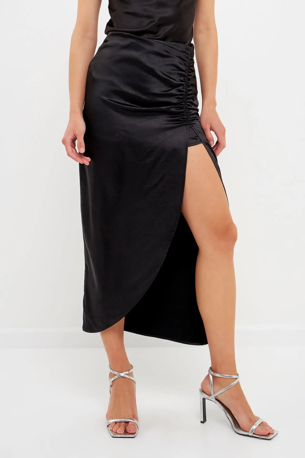 Front Slit Midi Skirt - Final Sale