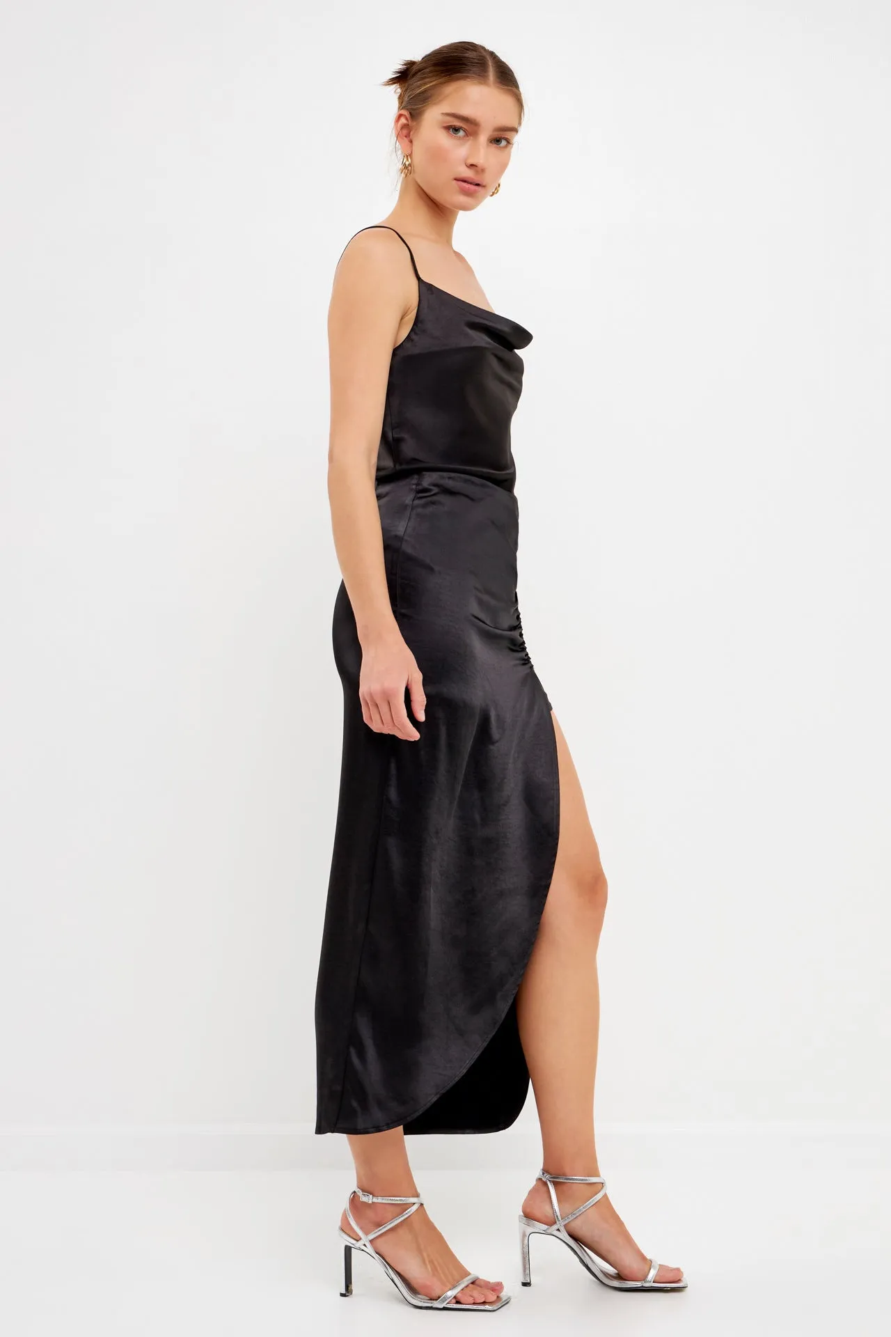 Front Slit Midi Skirt - Final Sale