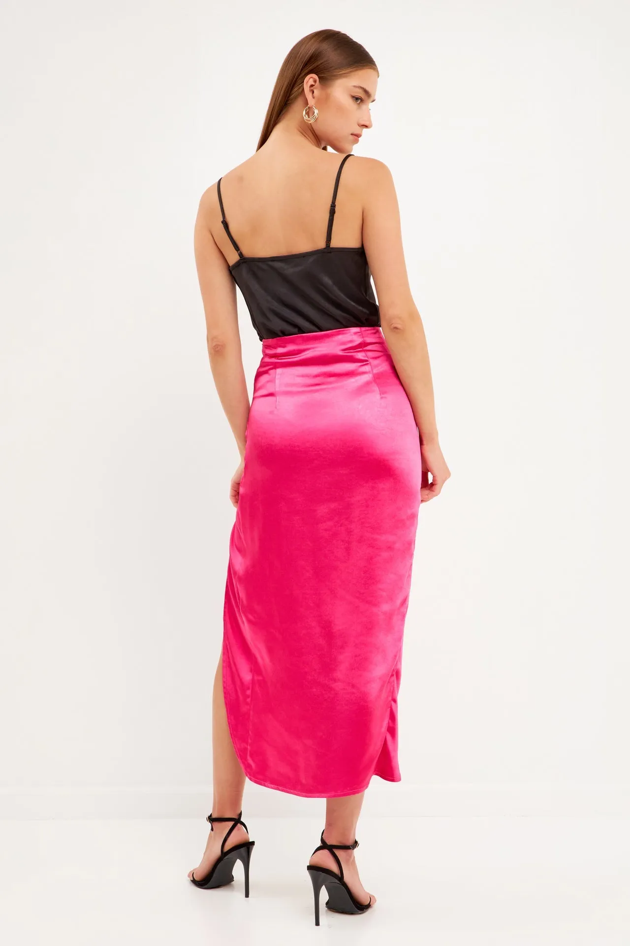 Front Slit Midi Skirt - Final Sale