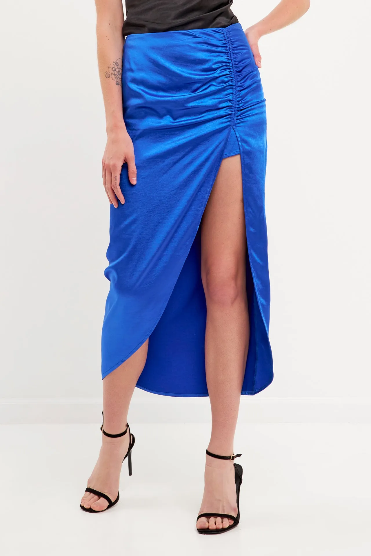 Front Slit Midi Skirt - Final Sale