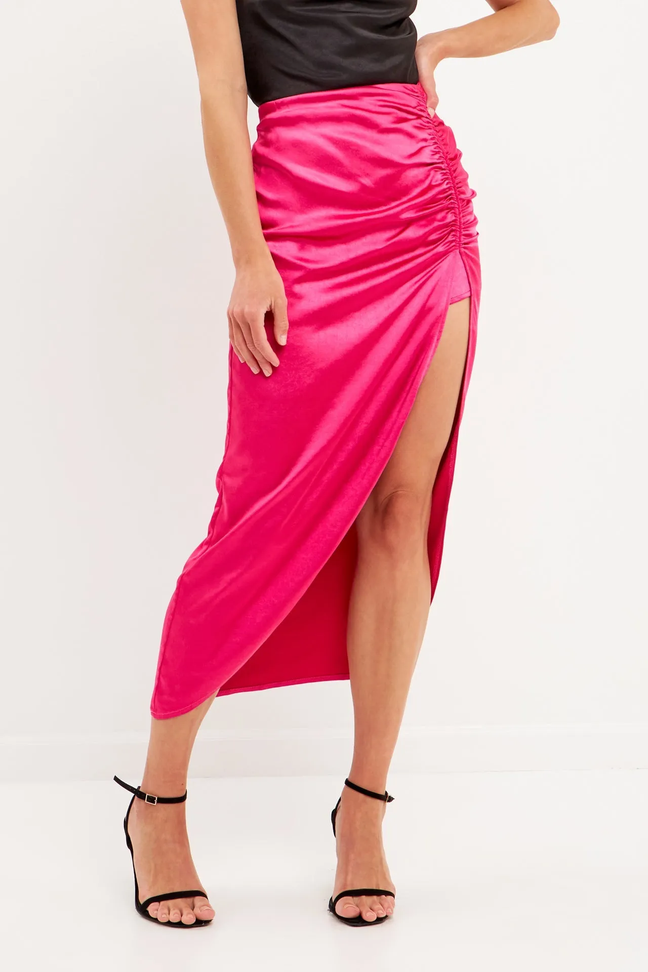 Front Slit Midi Skirt - Final Sale