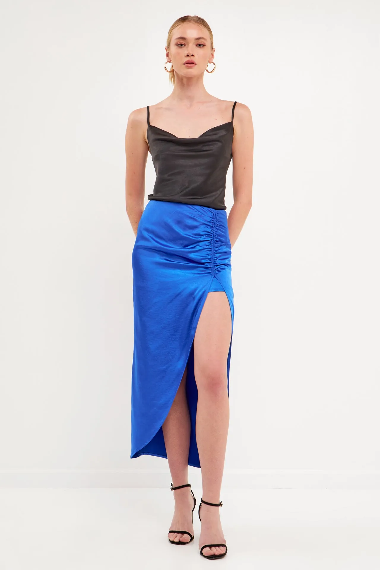 Front Slit Midi Skirt - Final Sale