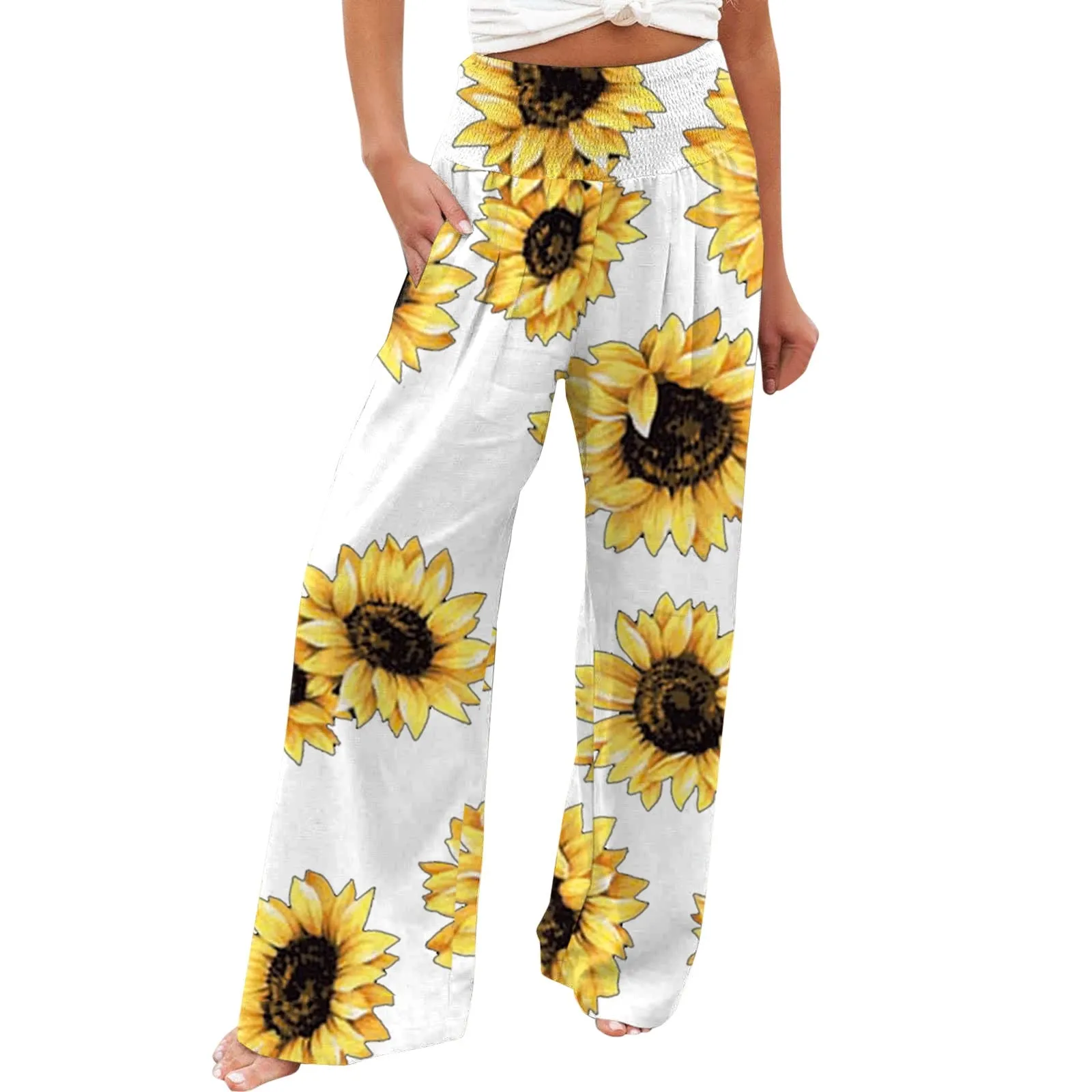 Funki Buys | Pants | Women's Boho Wide Leg Long Pants