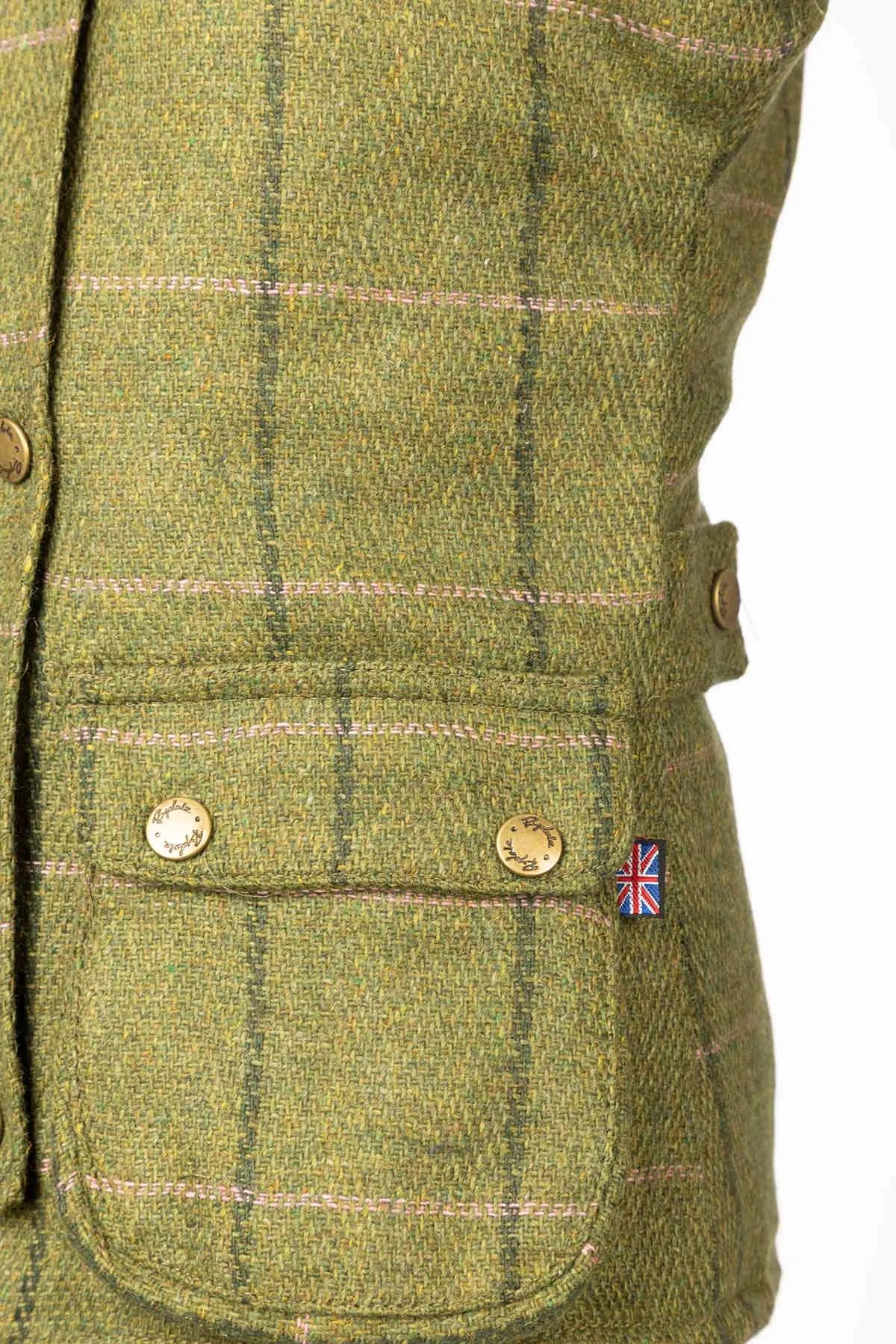 Girls Tweed Waistcoat Body Warmer - Wrelton