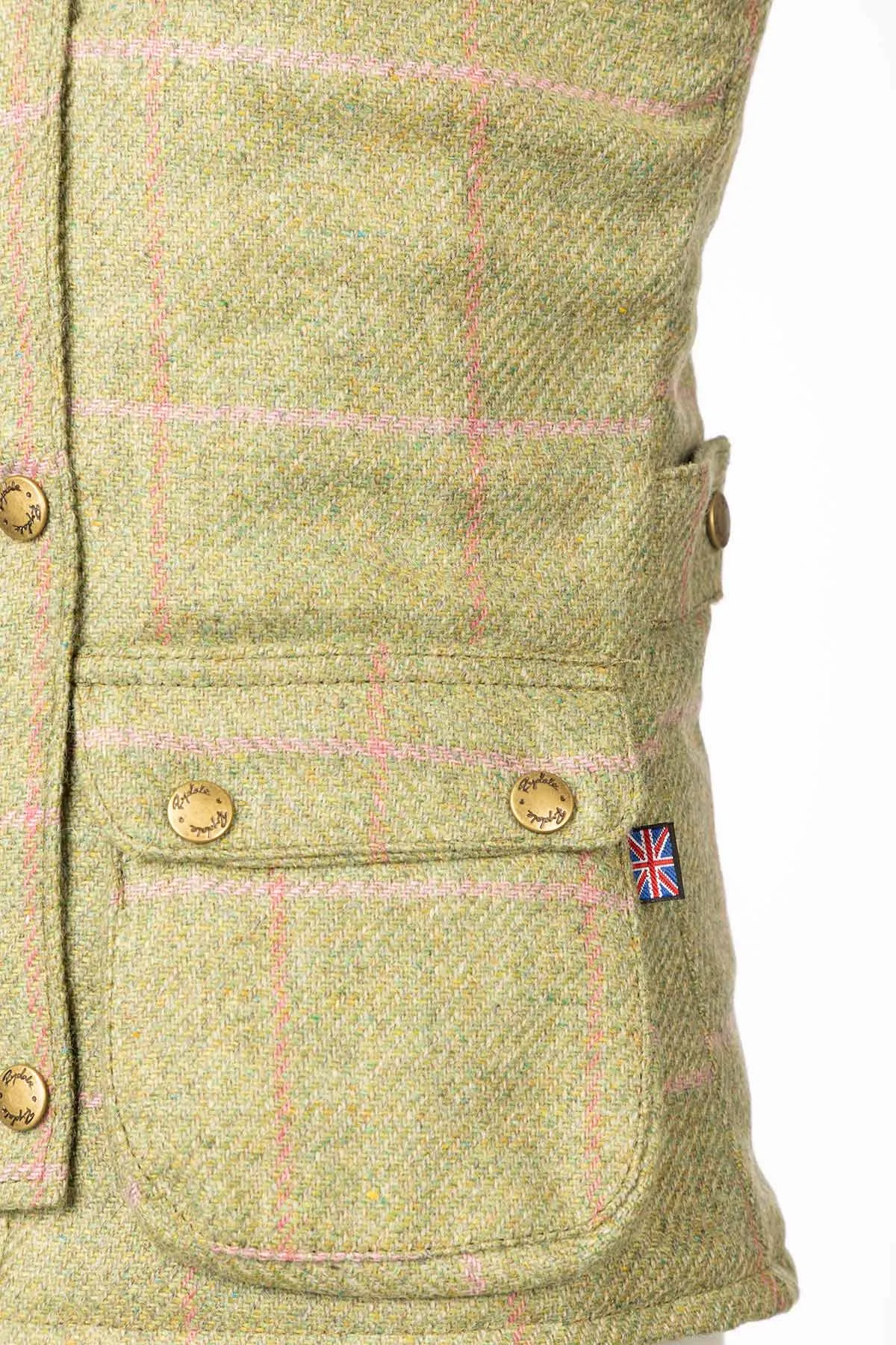 Girls Tweed Waistcoat Body Warmer - Wrelton