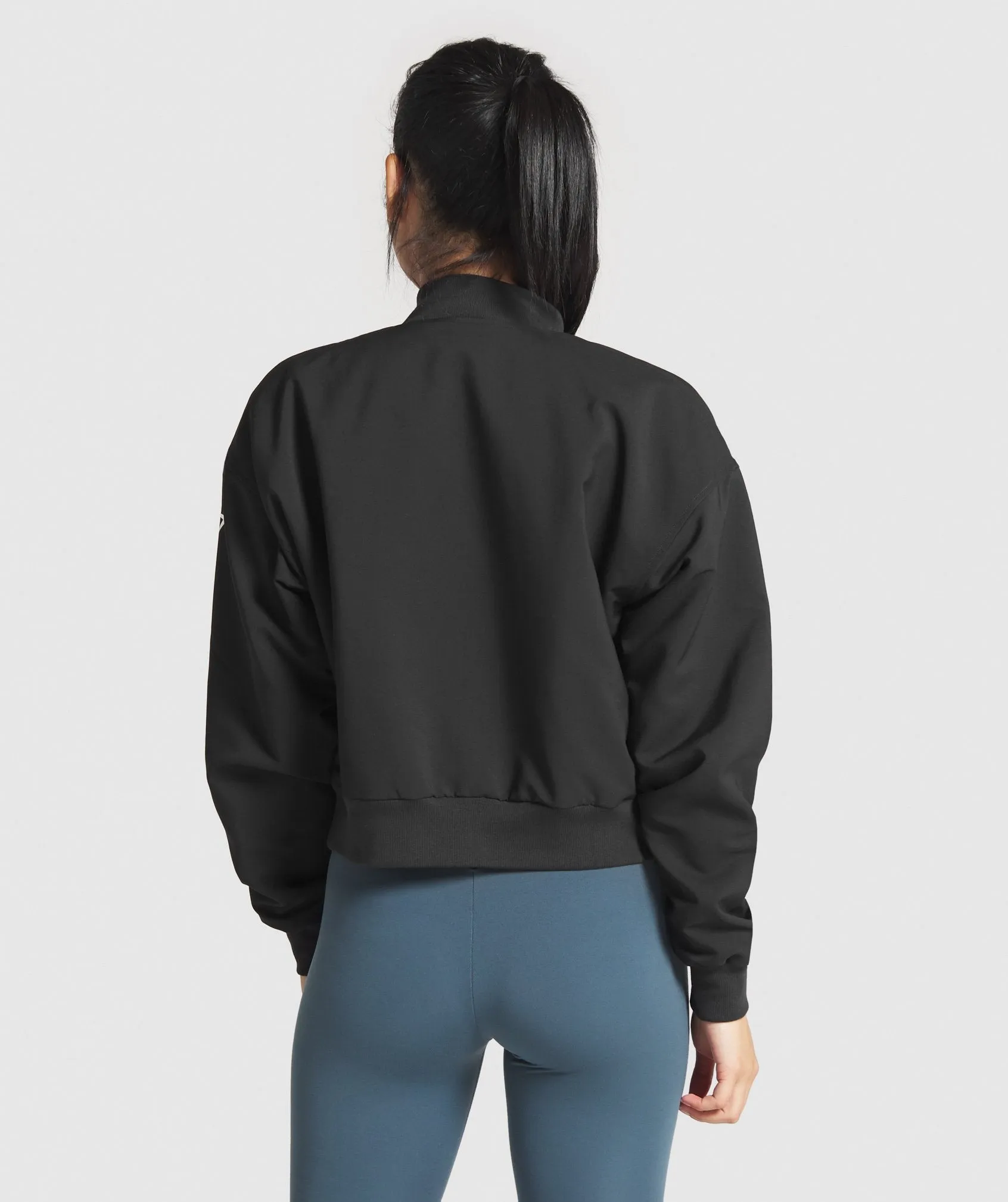 Gymshark Essential Bomber Jacket - Black