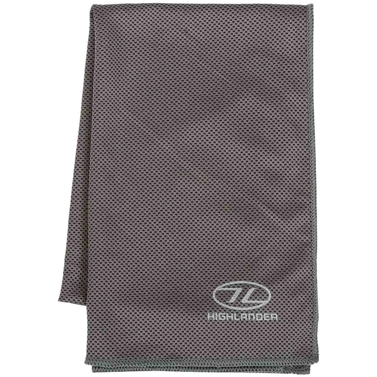 Highlander Cool Tech Cooling Towel Charcoal