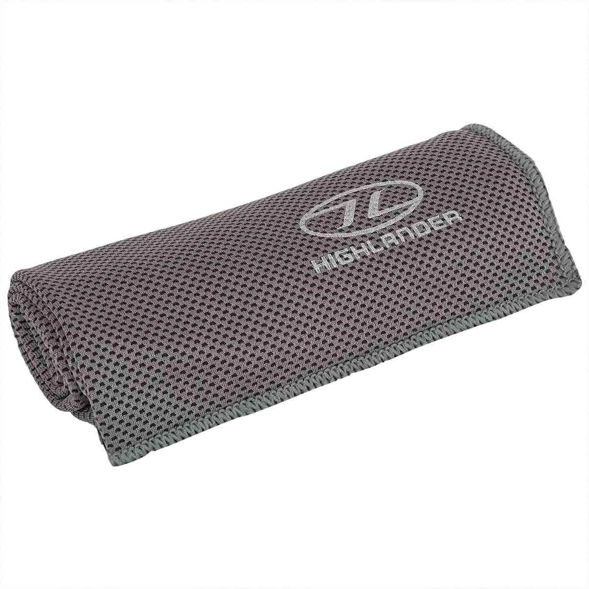 Highlander Cool Tech Cooling Towel Charcoal