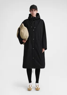 Hooded parka black