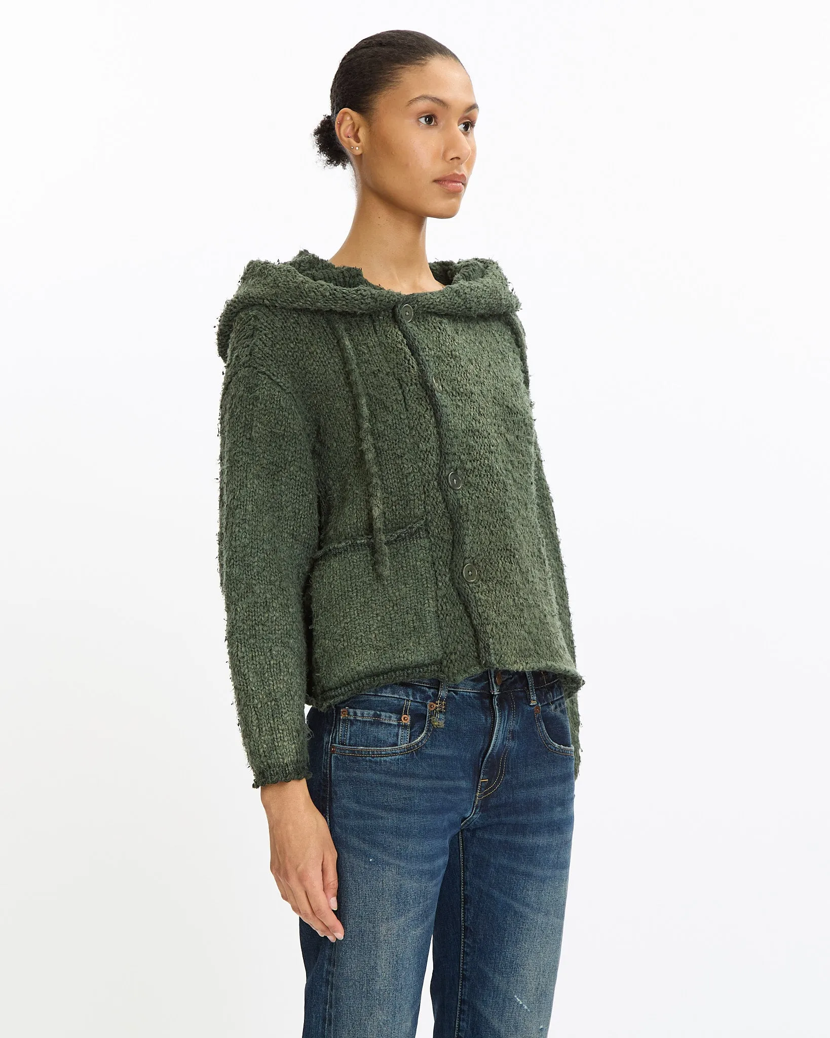 Hooded Parka Cardigan