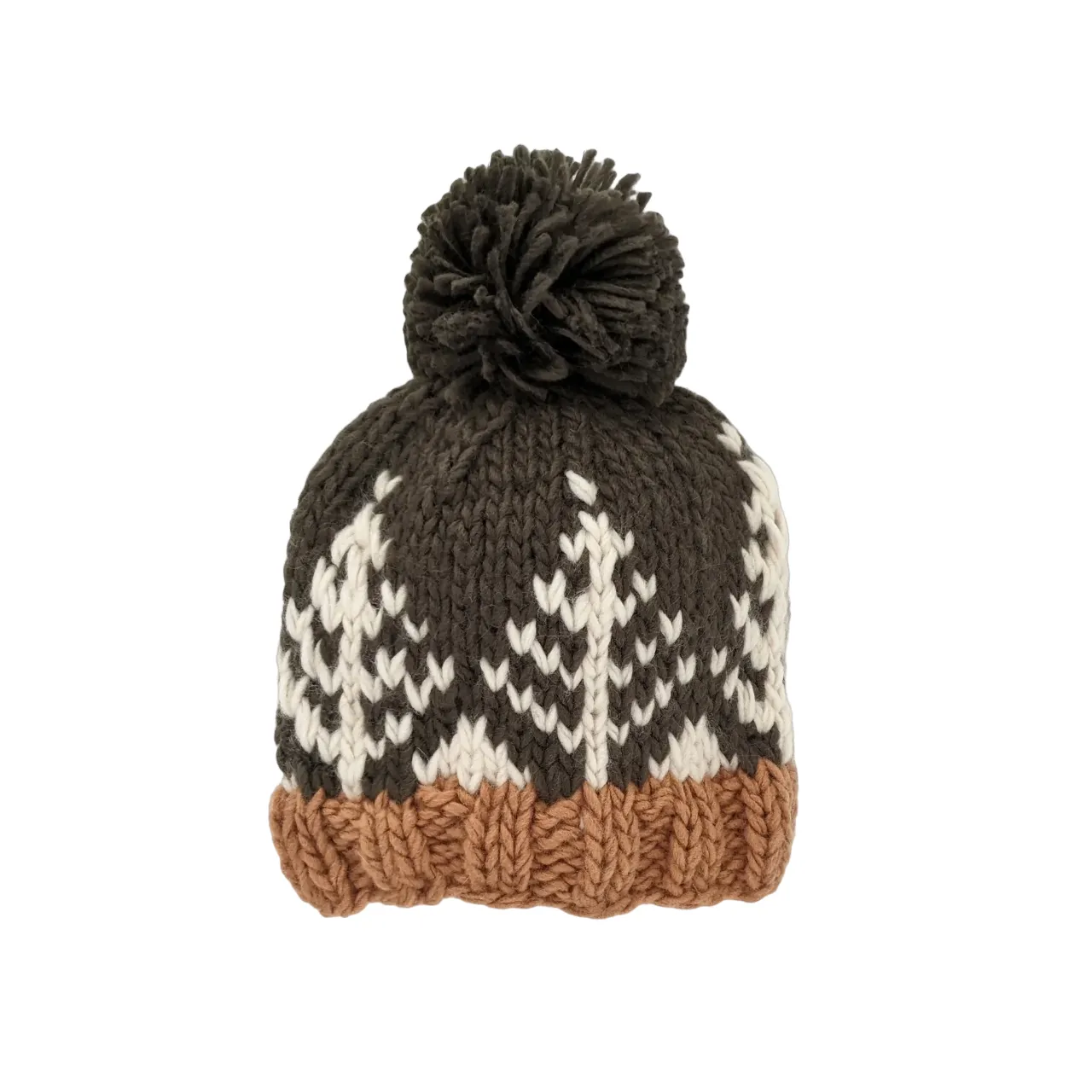 Huggalugs Forest Knit Beanie Loden Green