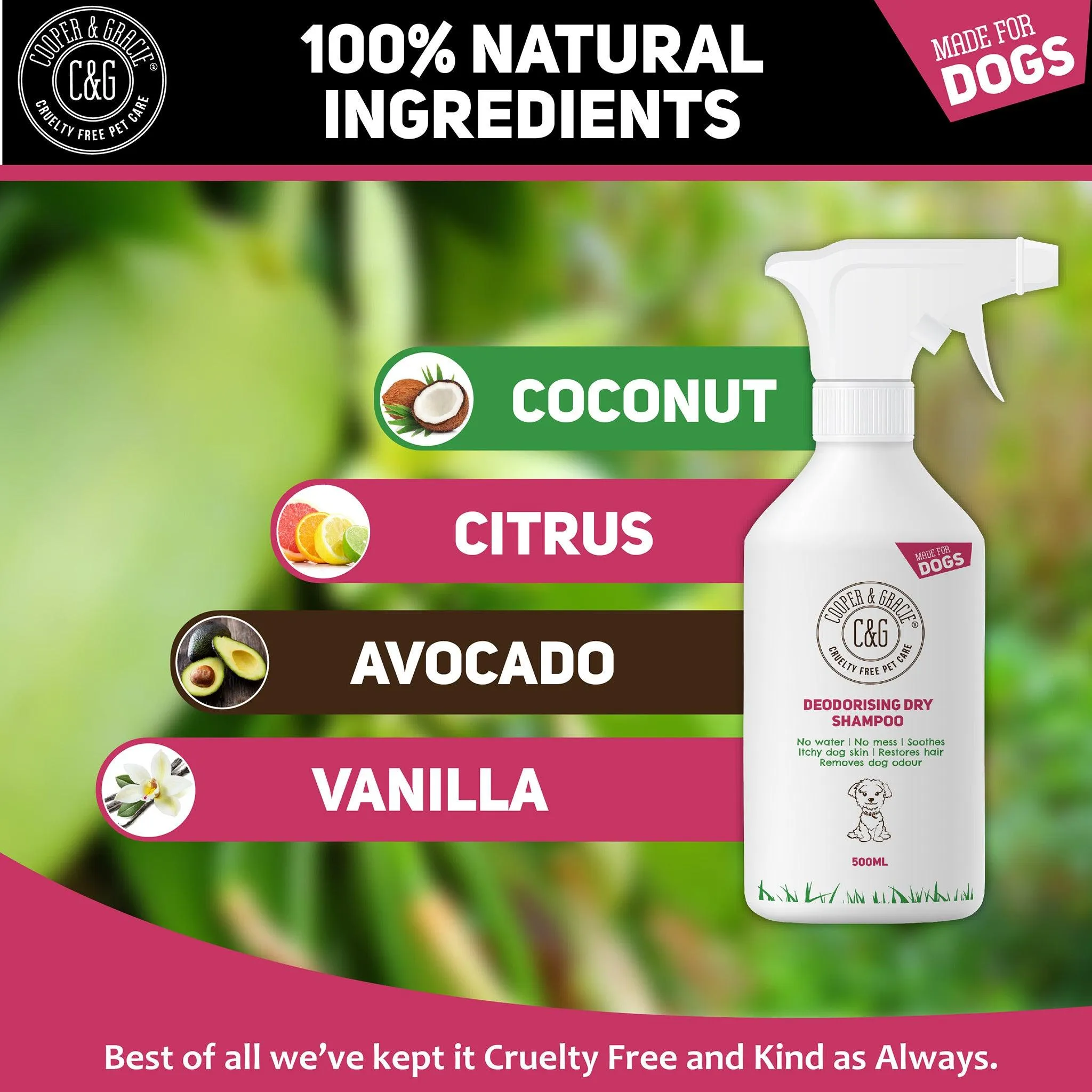 Hypoallergenic Dry Shampoo for Dogs