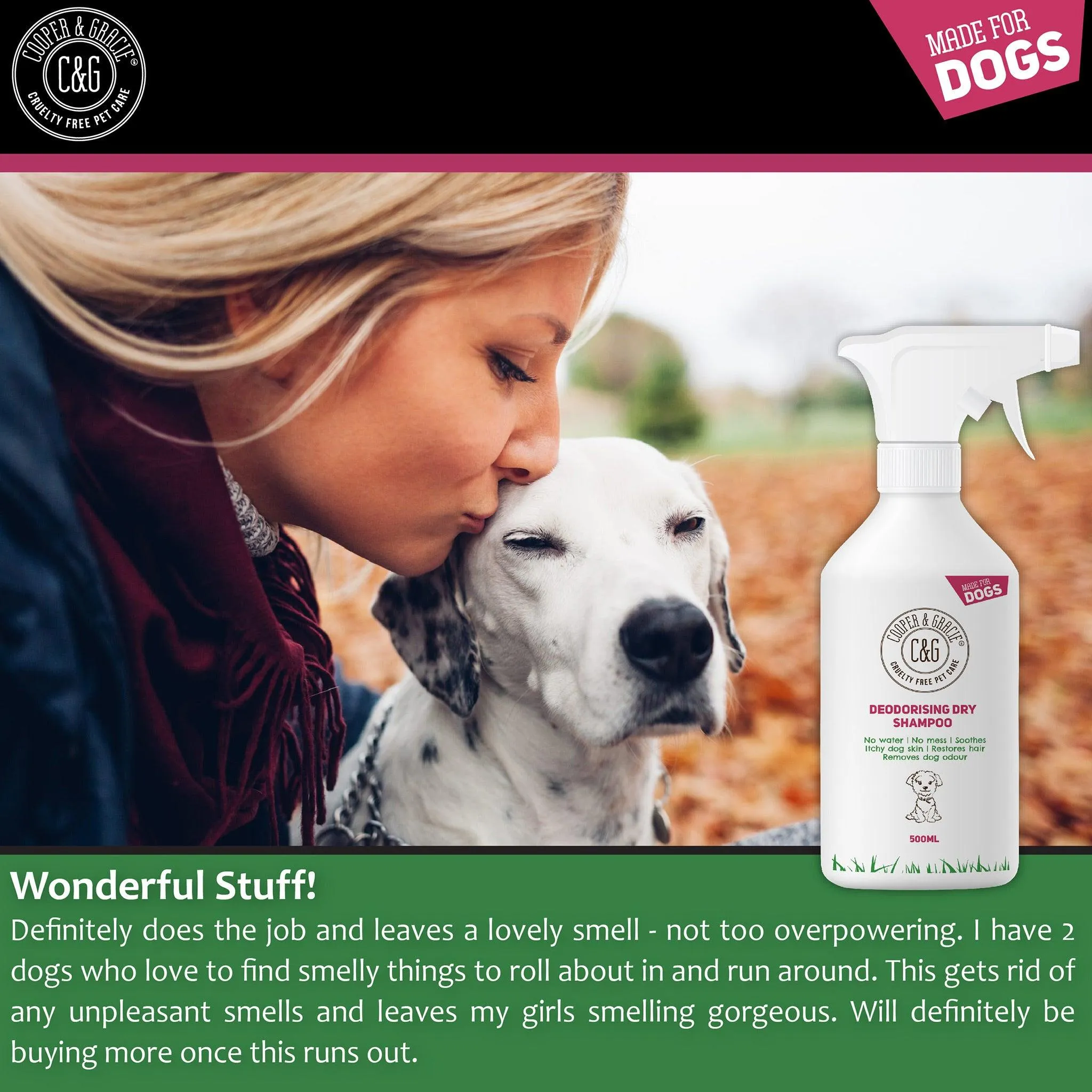 Hypoallergenic Dry Shampoo for Dogs