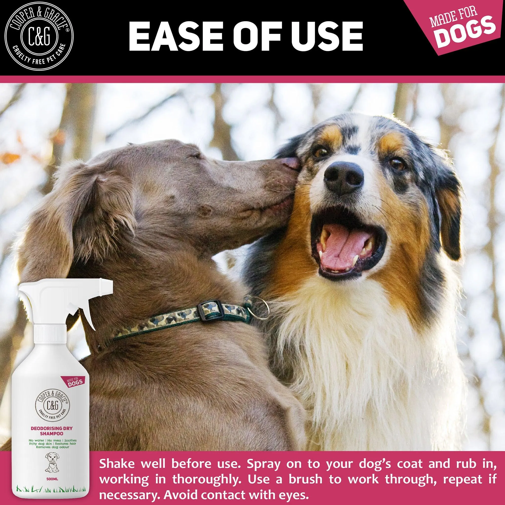 Hypoallergenic Dry Shampoo for Dogs