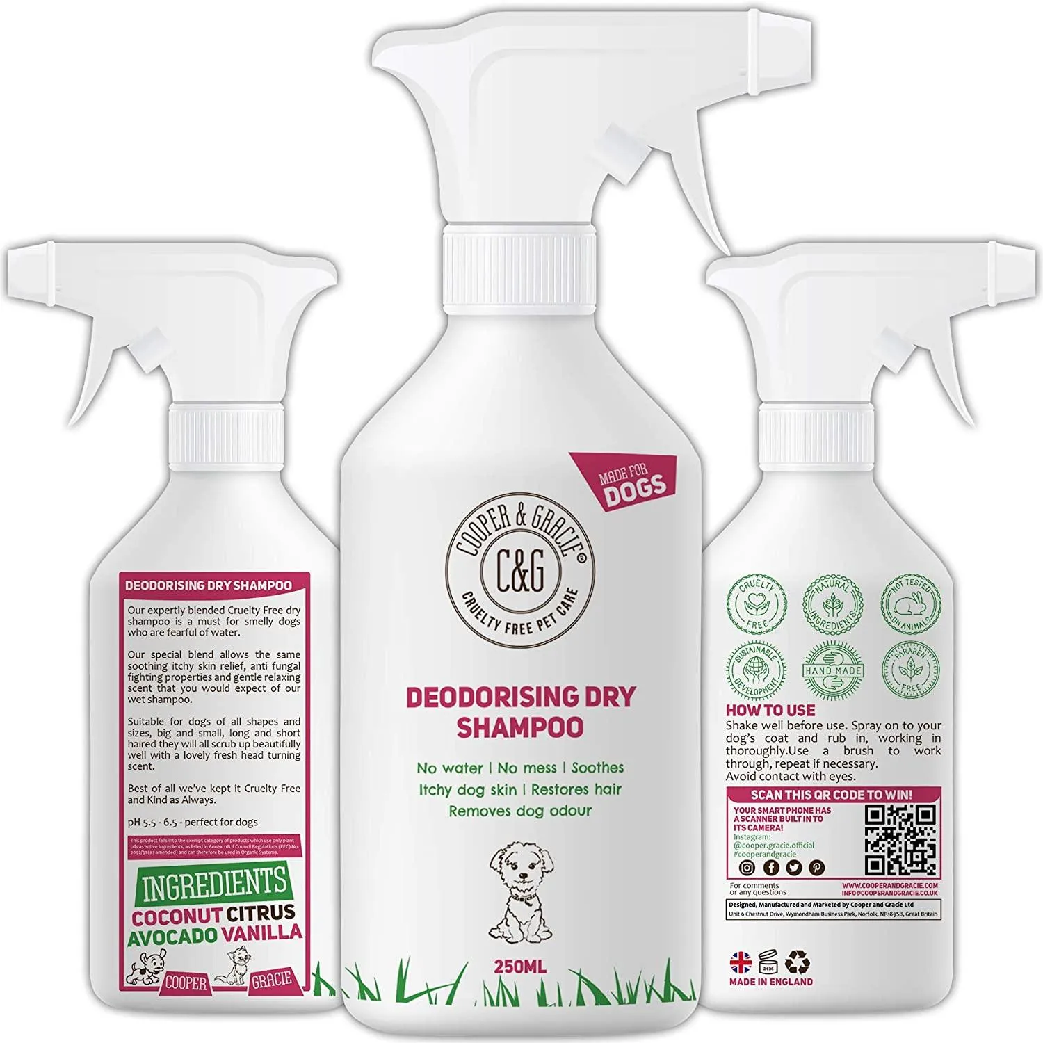 Hypoallergenic Dry Shampoo for Dogs