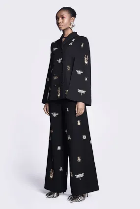 Insect Cape With Flared Pants