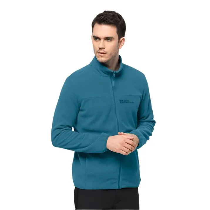 Jack Wolfskin Beilstein Men's Full Zip Fleece - Blue Coral