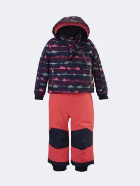 Killtec Fisw 5 Infant-Girls Skiing Set Coral Pink