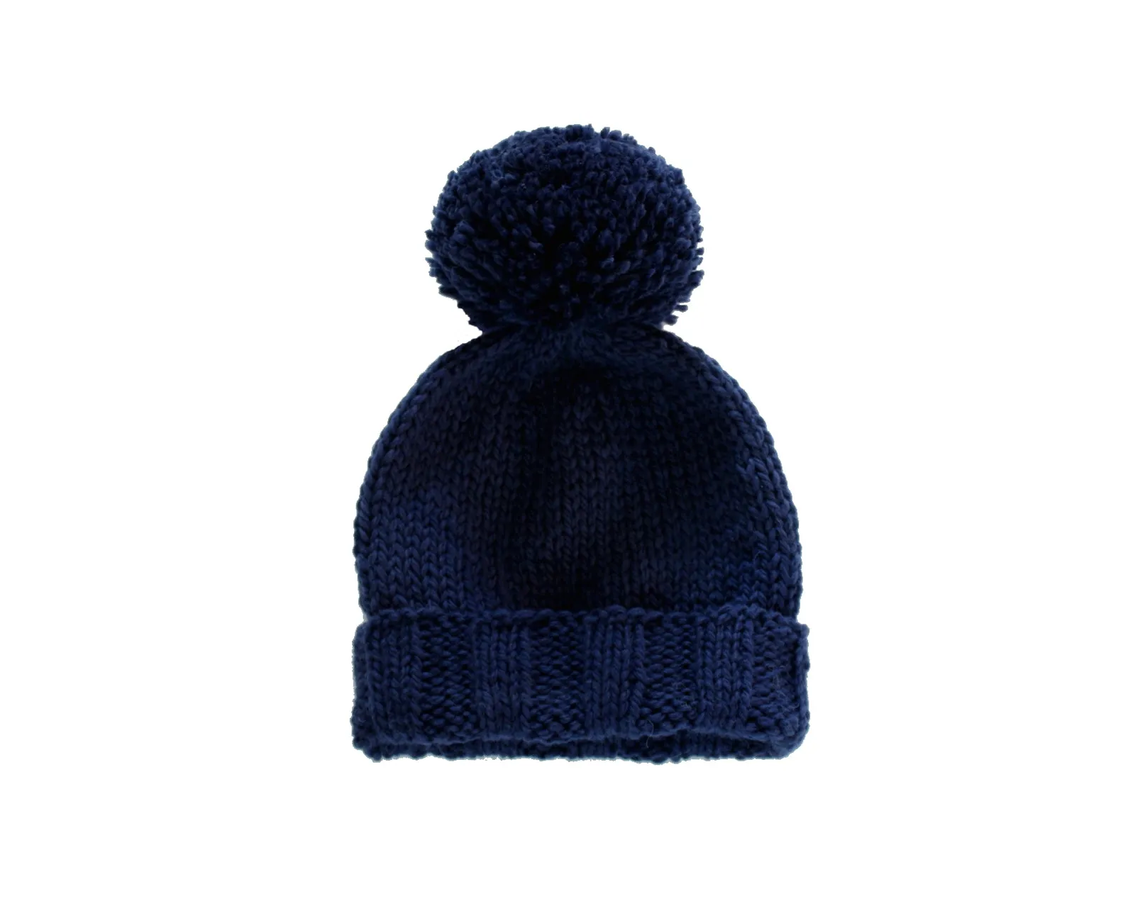 Knit Pompom Toque, made in Canada from pure wool