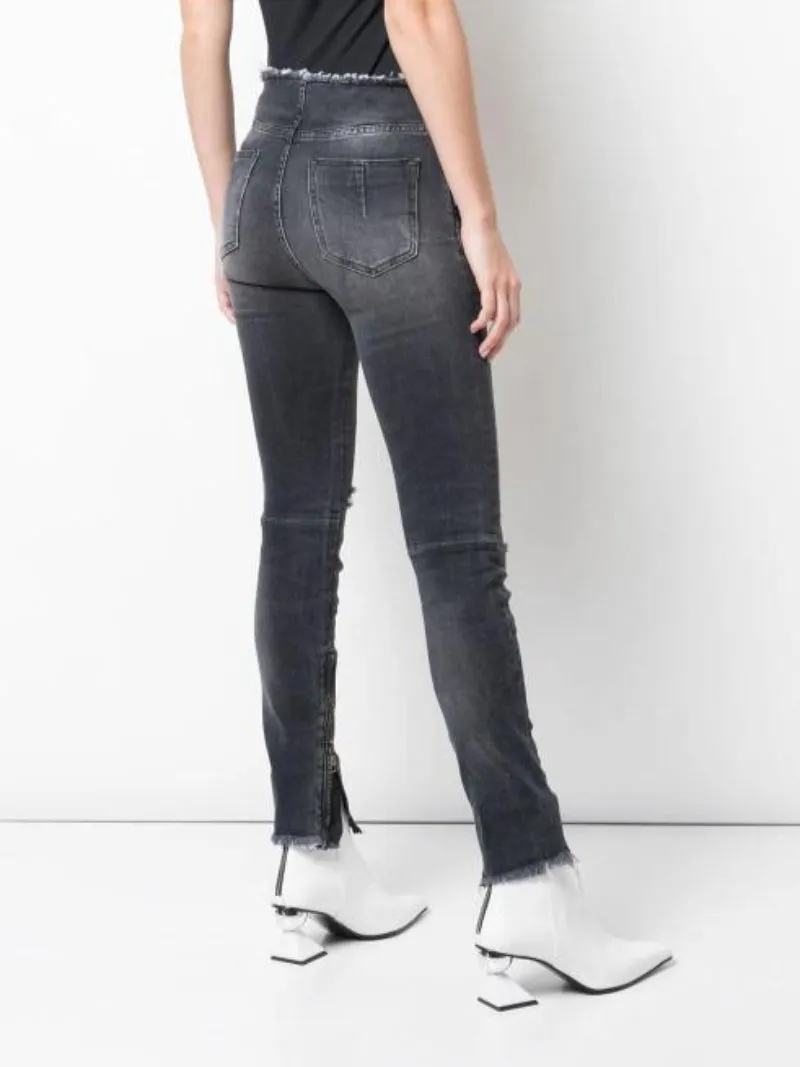 Lace Up Skinny Trousers