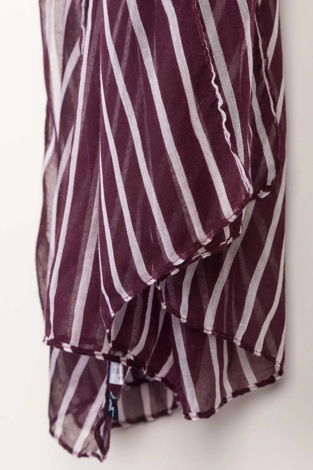 Ladies Striped Floaty Scarf