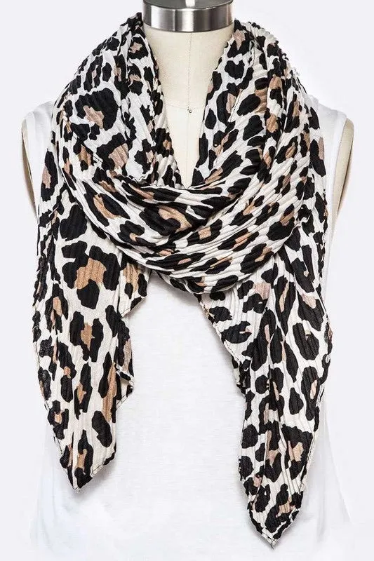 Leopard Scarf- Light