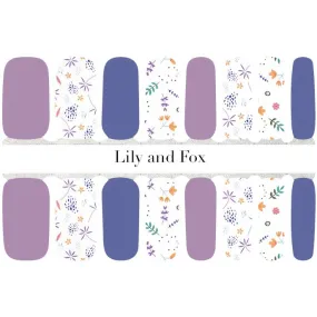 Lily And Fox - Nail Wrap - Periwinkle Playground