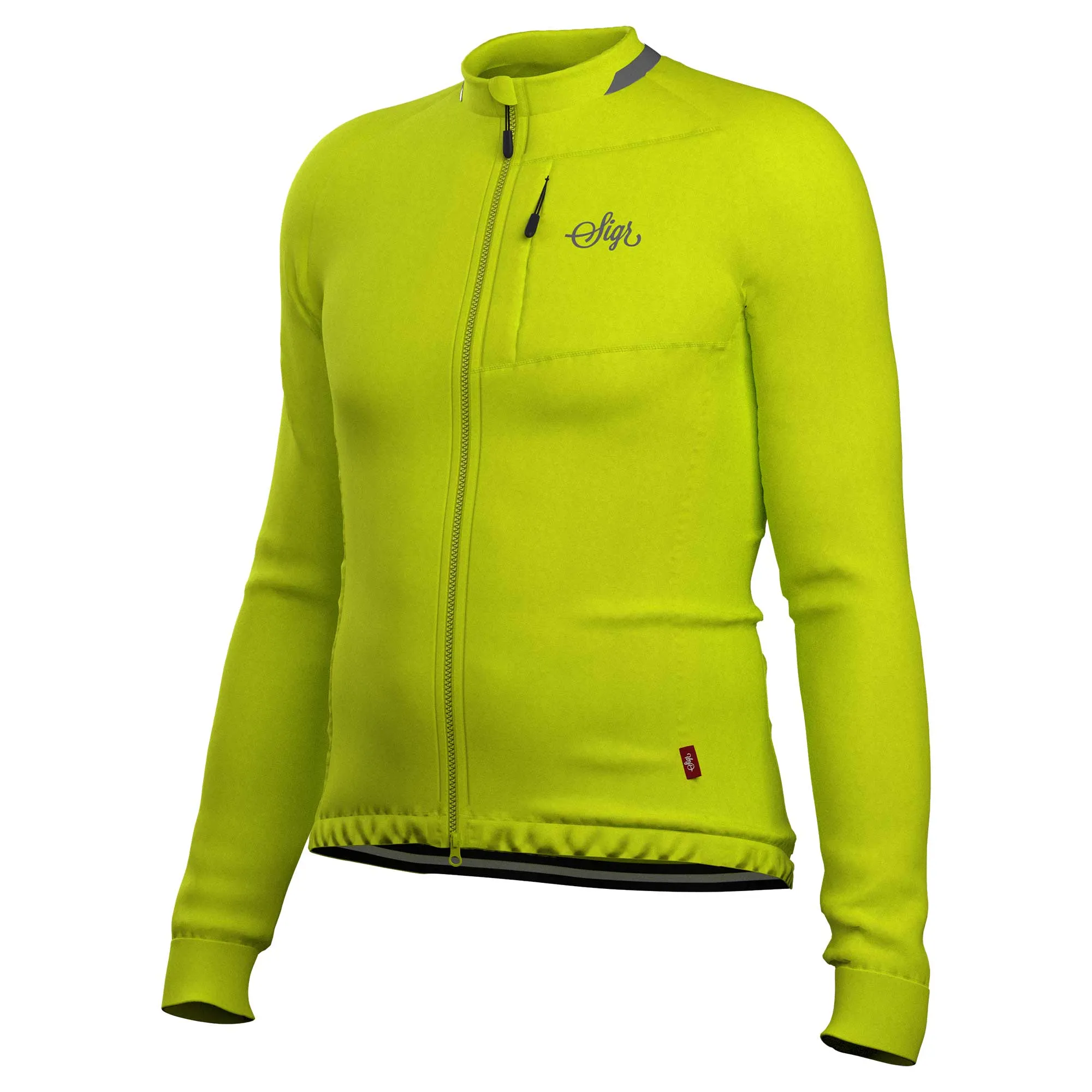 Ljung Hi-viz Yellow Men's Warmer Long Sleeved Cycling Jersey