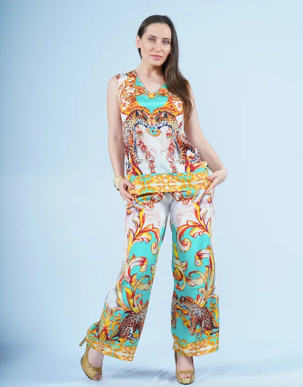 Lounge Set- Tiger Royal Turk (Pants)