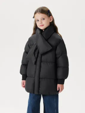 MARC & JANIE Girls Ultralight Down Mid-Length Coat 232029