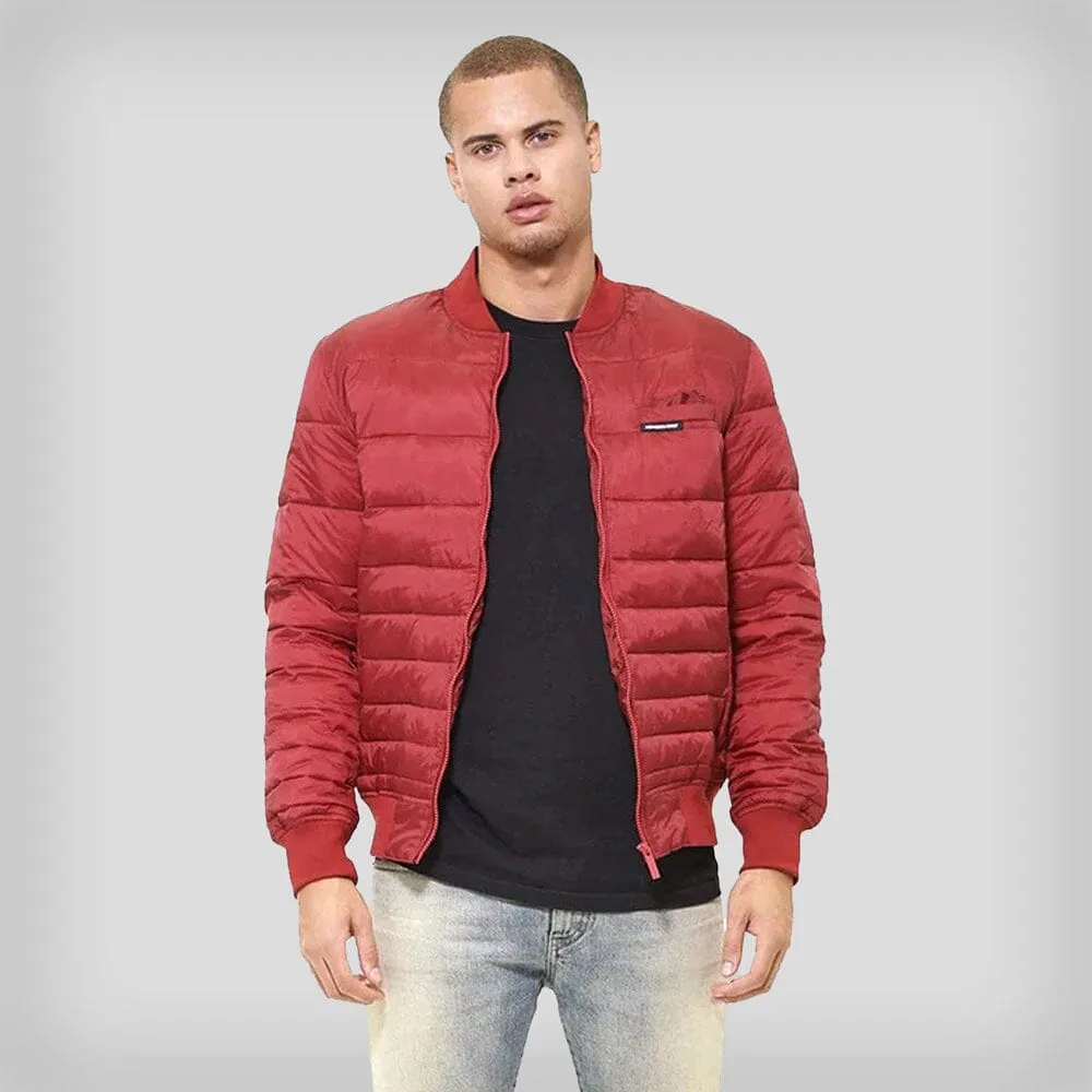 Members Only Men's Solid Puffer Jacket