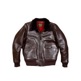 Men's G-1 Leather Flight Jacket Brown