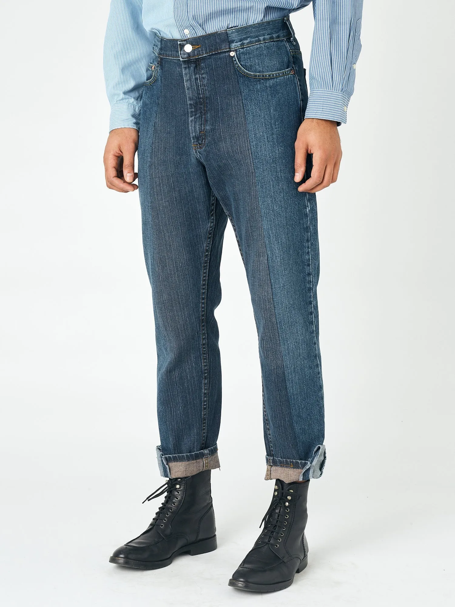 Men's Straight Leg Jean Dark Blue