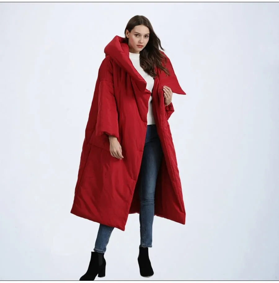 Mia Long Hooded Puffer Coat