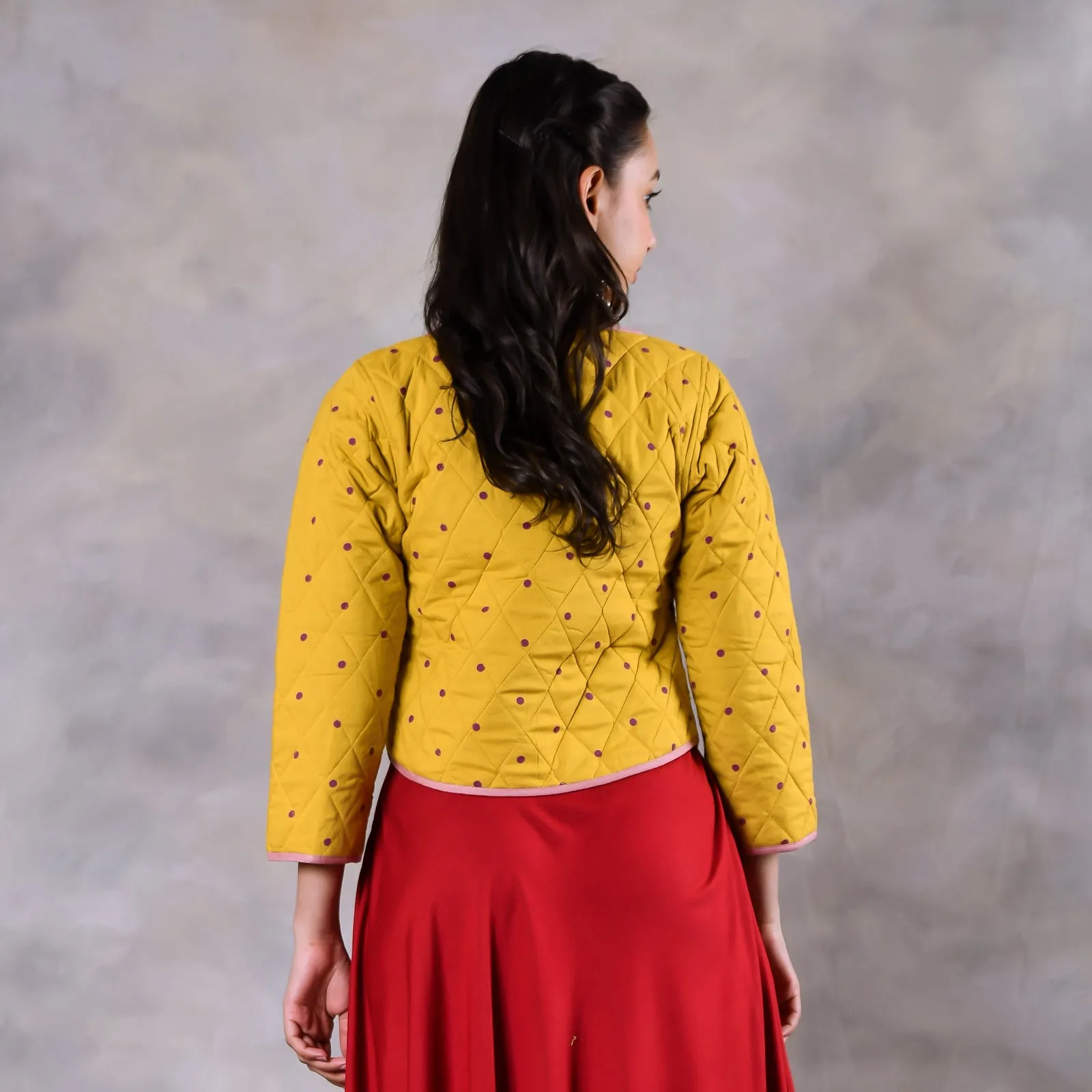 Mimosa Mustard Quilted Jacket