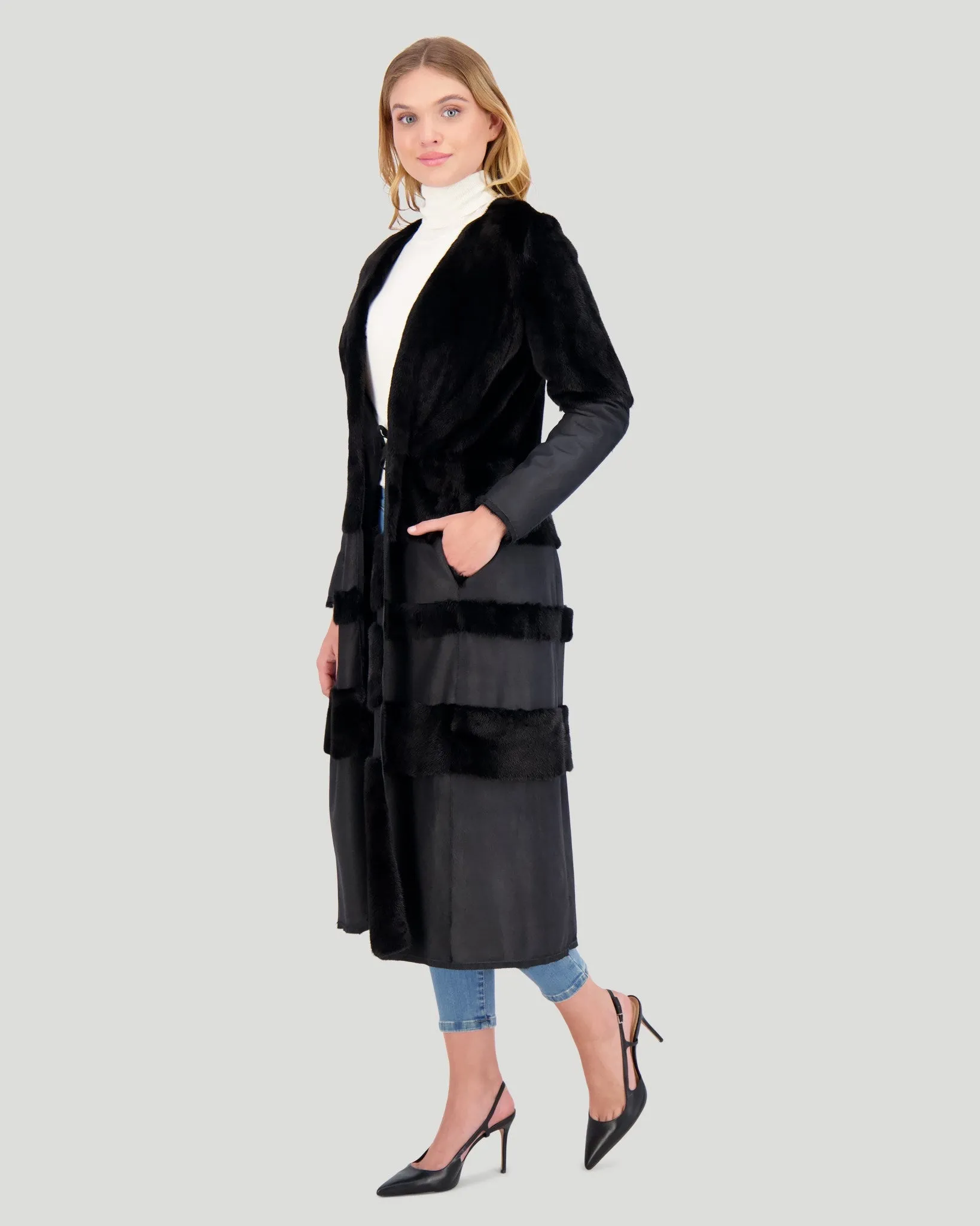 Mink Nappa Coat