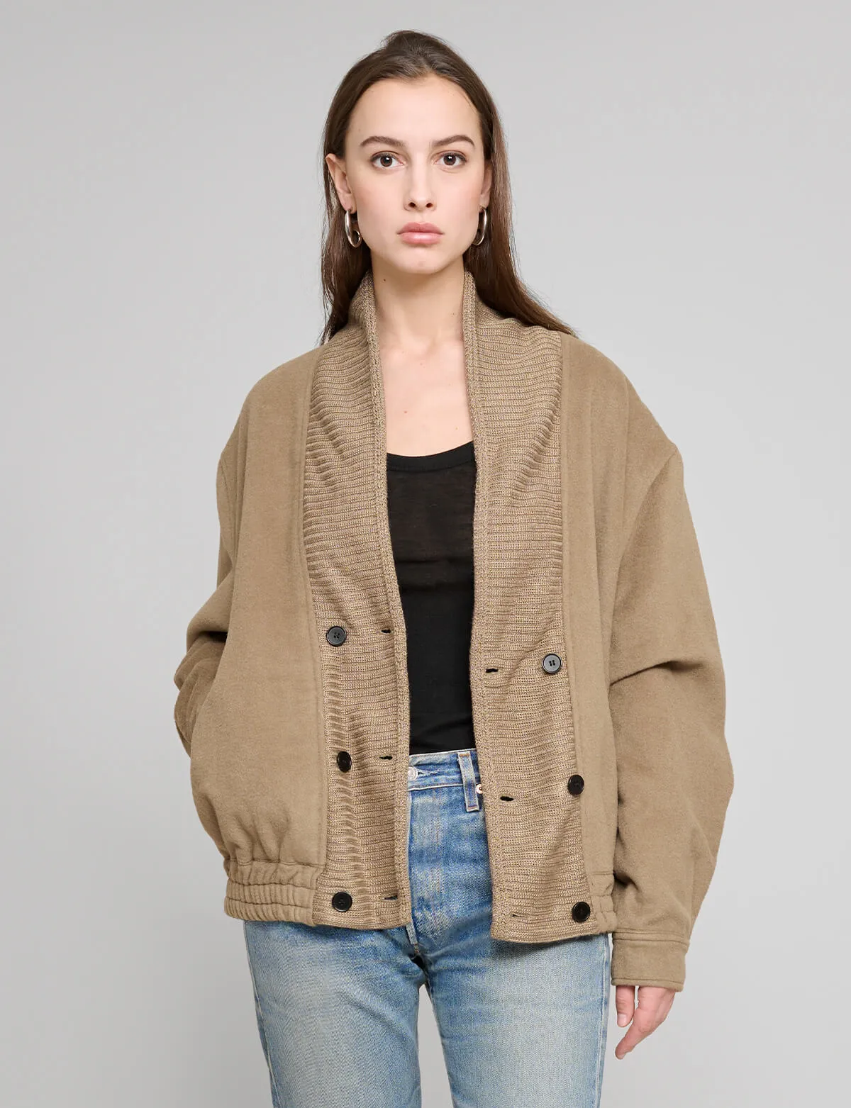 Mocha Bomber Jacket