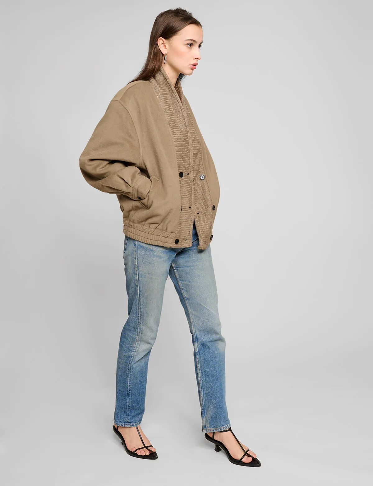 Mocha Bomber Jacket