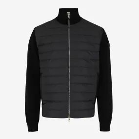 Moncler Cashmere Padded Zip-Up Cardigan