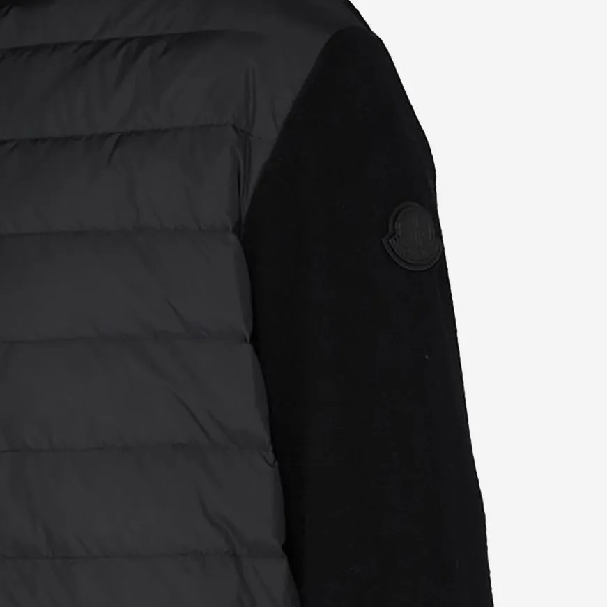 Moncler Cashmere Padded Zip-Up Cardigan