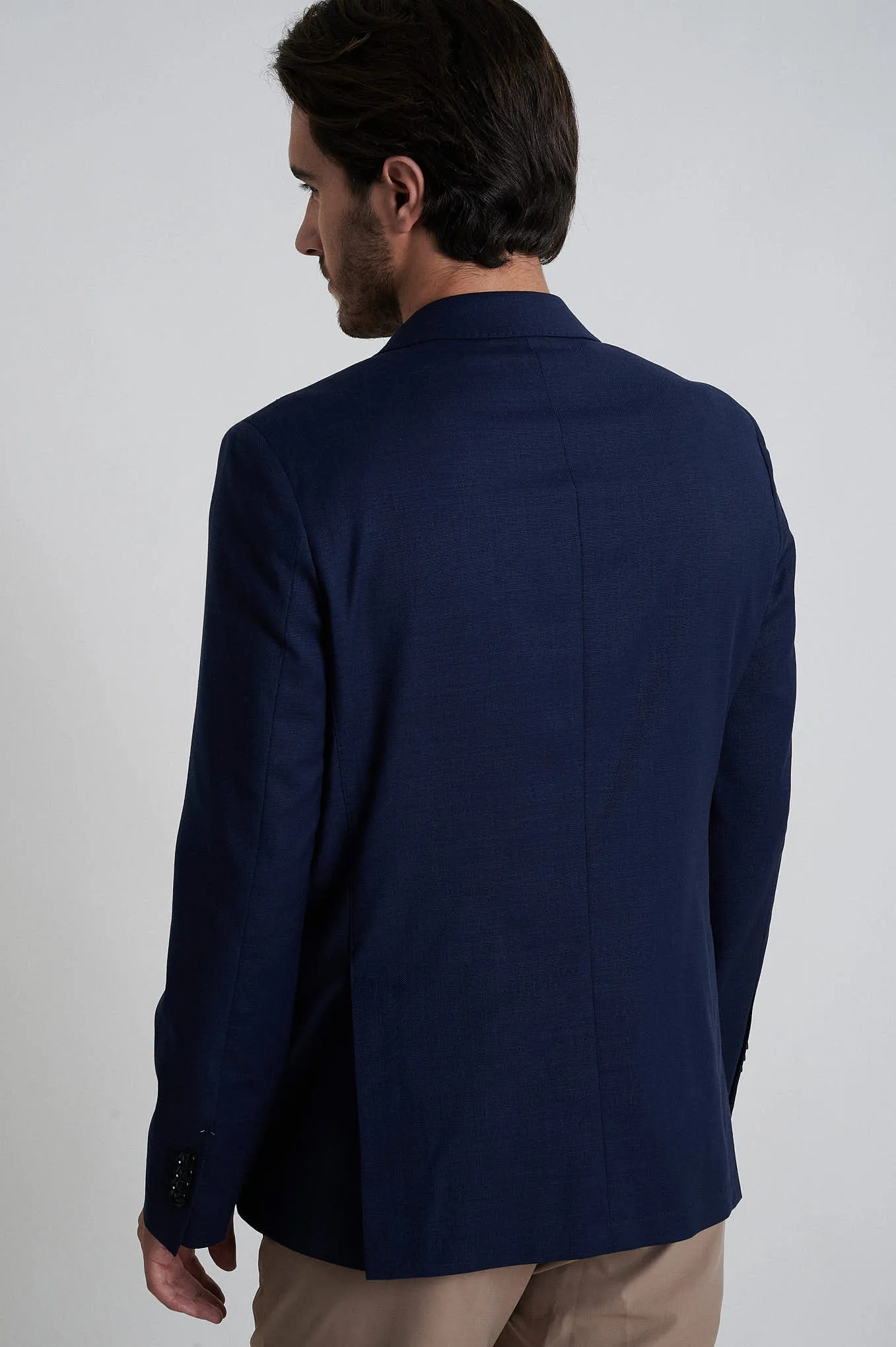 navy blue travel line blazer slim fit