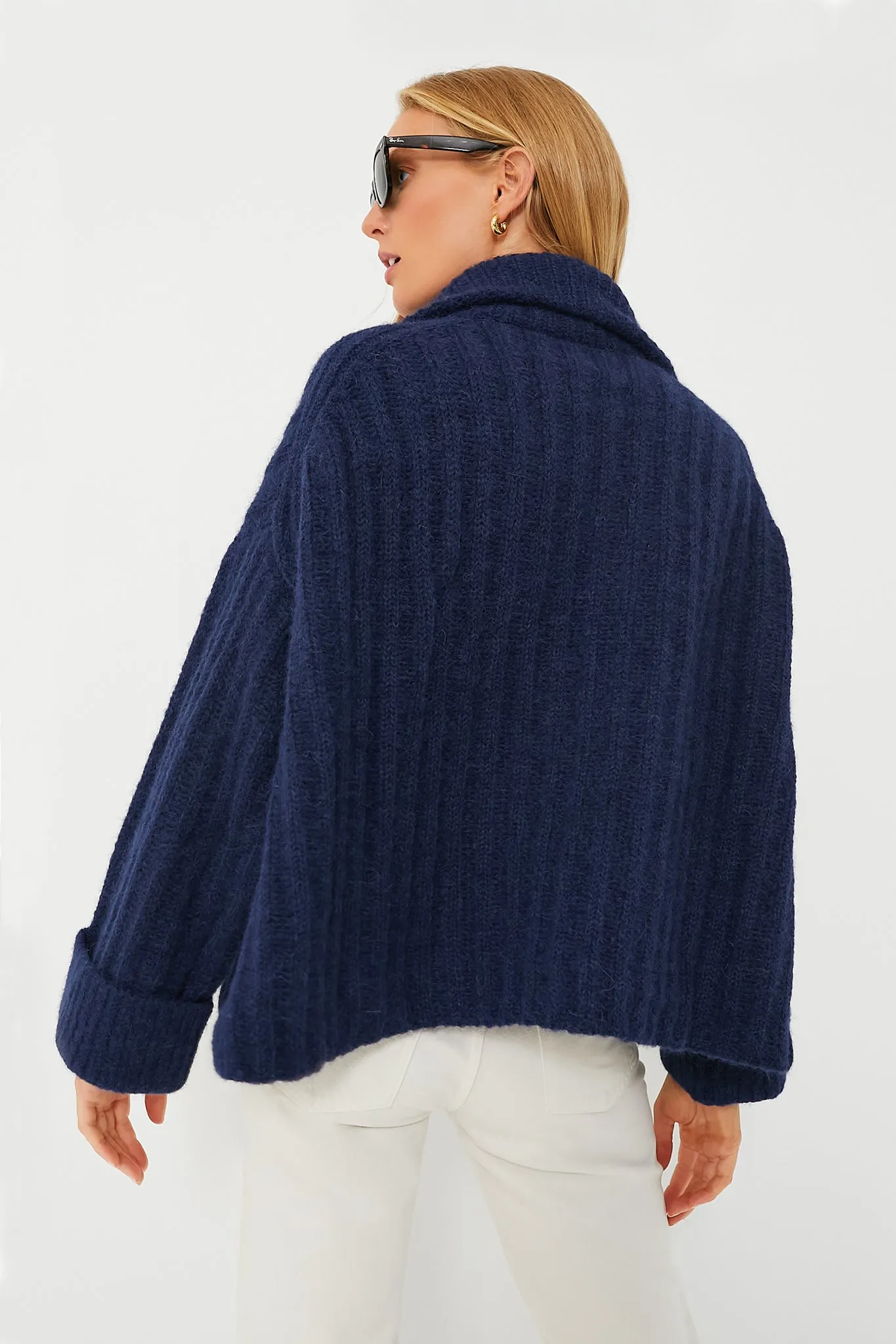 Navy Uma Poncho