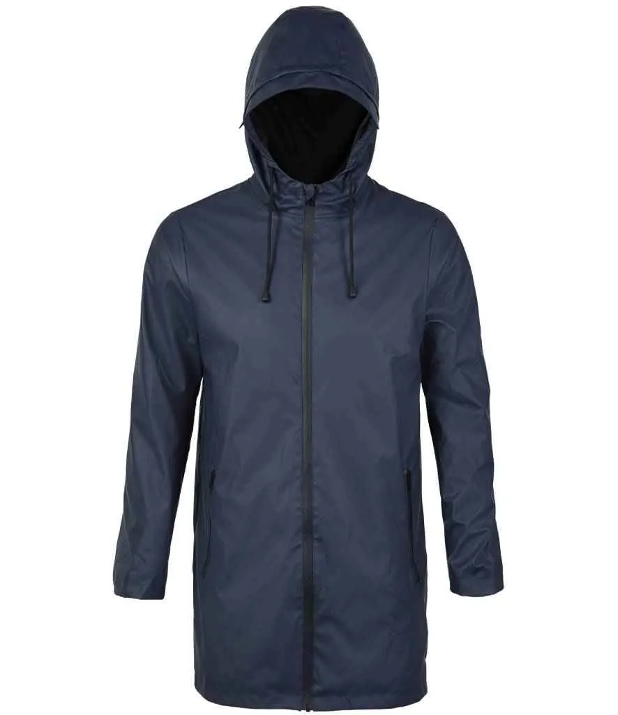 NEOBLU Antoine Wax Parka Jacket | Night Blue