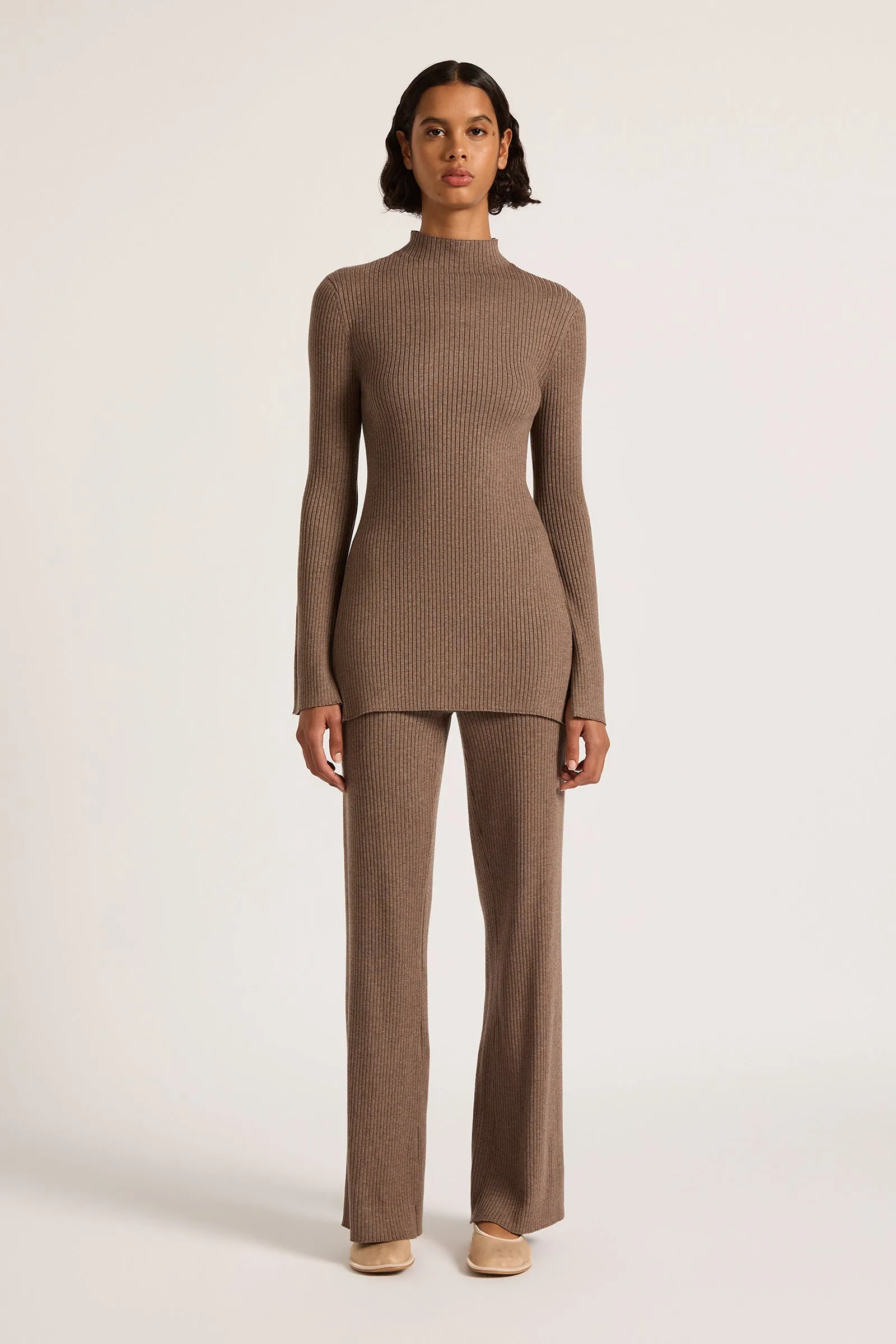 Nude Lucy MALO KNIT PANT Mocha