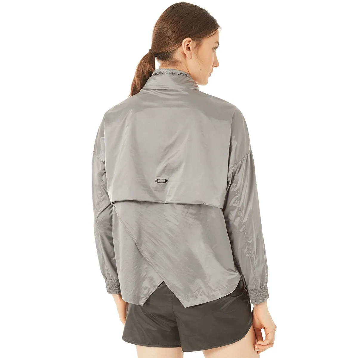 Oakley Women's Luxe Anorak Jacket Stone Grey XS