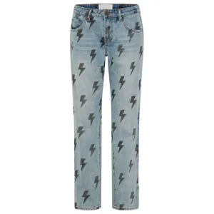 One Teaspoon Light Blue Cotton Jeans & Pant