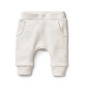 Organic Cotton Quilted Pant | Oatmeal