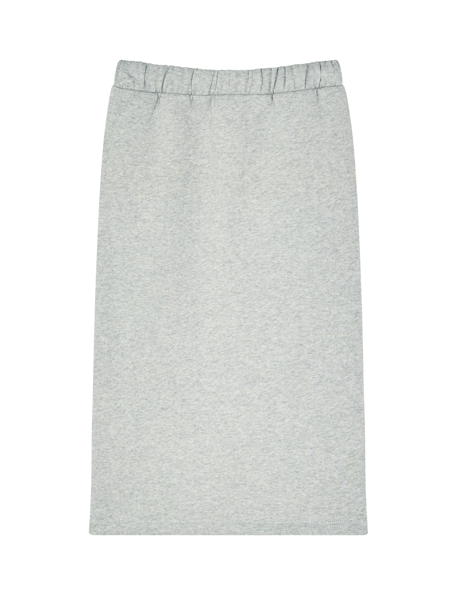 Organic Sweat Sheila Skirt, Light Grey Melange