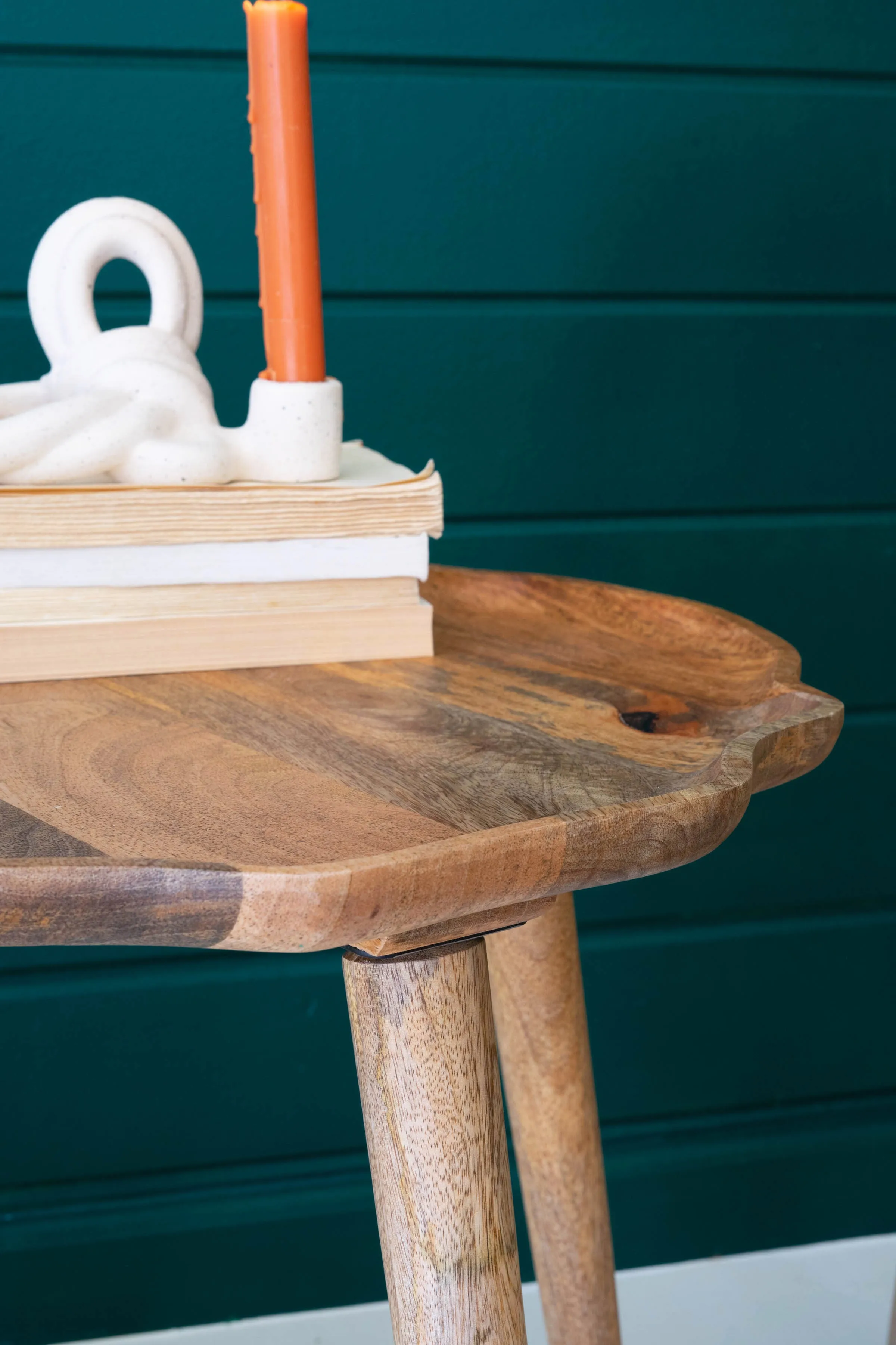 Organic Wooden Accent Table